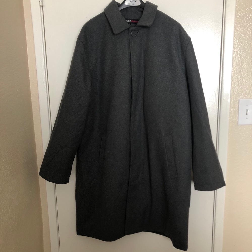 Alpine Swiss Zach Overcoat Wool Blend (runs large)